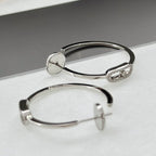 [Solara jewelry]ムーヴ・ウノ PMダイヤモンドフープピアス