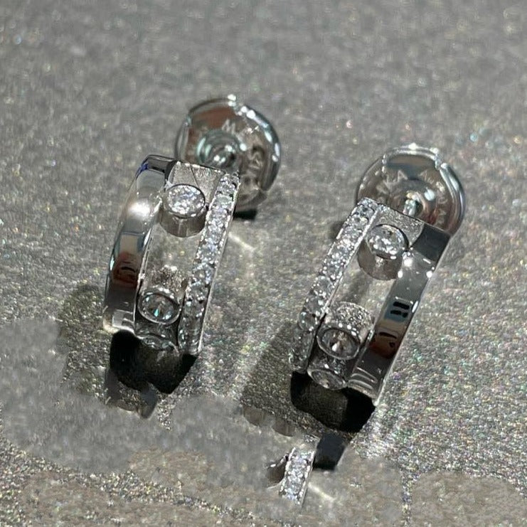 [Solara jewelry]MOVE ROMANE イヤリング ダイヤモンド
