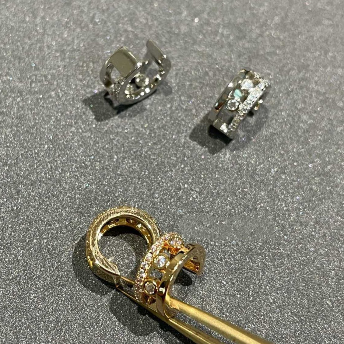[Solara jewelry]MOVE ROMANE イヤリング ダイヤモンド