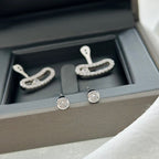 [Solara Schmuck]MOVE UNO SILBERNE DIAMANT-OHRRINGE