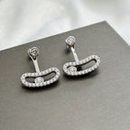 [Solara Schmuck]MOVE UNO SILBERNE DIAMANT-OHRRINGE