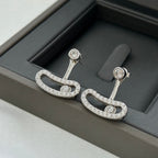 [Solara Schmuck]MOVE UNO SILBERNE DIAMANT-OHRRINGE