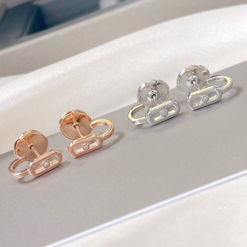 [Solara jewelry]ムーヴ・ウノ クレオール イヤリング ミニ ダイヤモンド