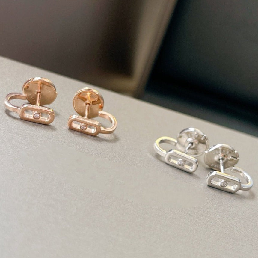 [Solara jewelry]ムーヴ・ウノ クレオール イヤリング ミニ ダイヤモンド