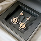 [Solara jewelry]LUCKY MOVE ARROW ROSÉGOLD DIAMANT OHRRINGE
