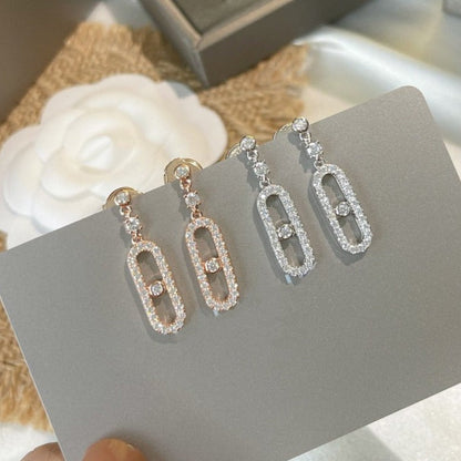 [Solara jewelry]DORMEUSES MOVE UNO DIAMANTOHRRINGE