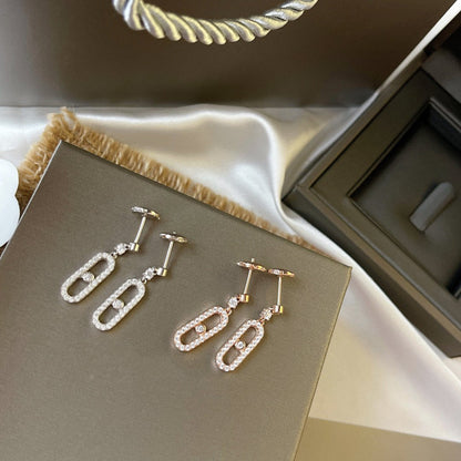 [Solara jewelry]DORMEUSES MOVE UNO DIAMANTOHRRINGE