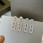 [Solara jewelry]ムーヴウノ ダイヤモンド ドルムーズ イヤリング