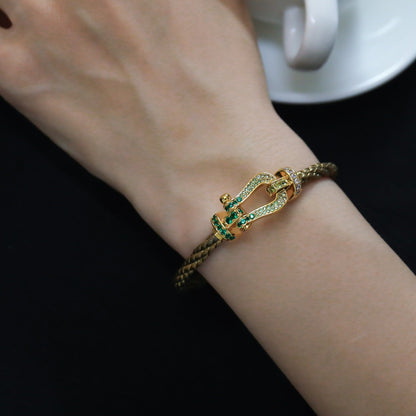 [Solara Jewelry ]FORCE 10 GOLD GRÜN DIAMANT GEPLASTERTRT