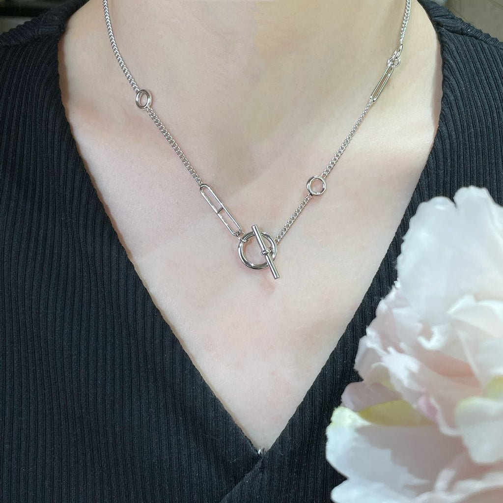 [Solara Jewelry ]HM STERLING CHAINE D'ANCRE HEART