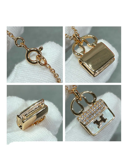 [Solara Jewelry ]H CIRCE MOISSANITE PENDANT NECKLACE GOLD