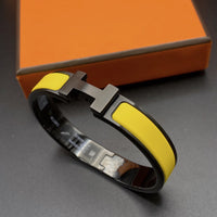[Solara Jewelry ]CLIC HM SO BLACK YELLOW BRACELET