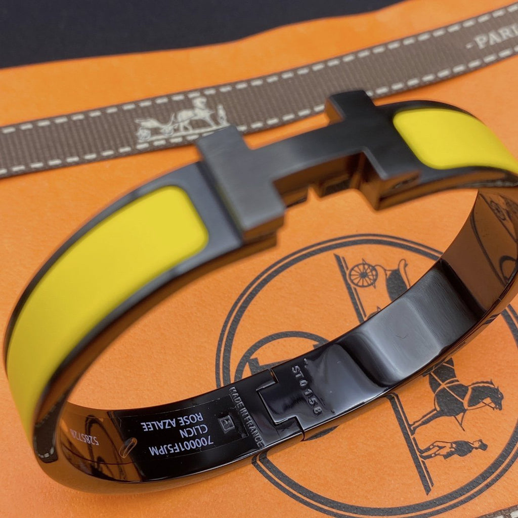 [Solara Jewelry ]CLIC HM SO SCHWARZ GELB ARMBAND