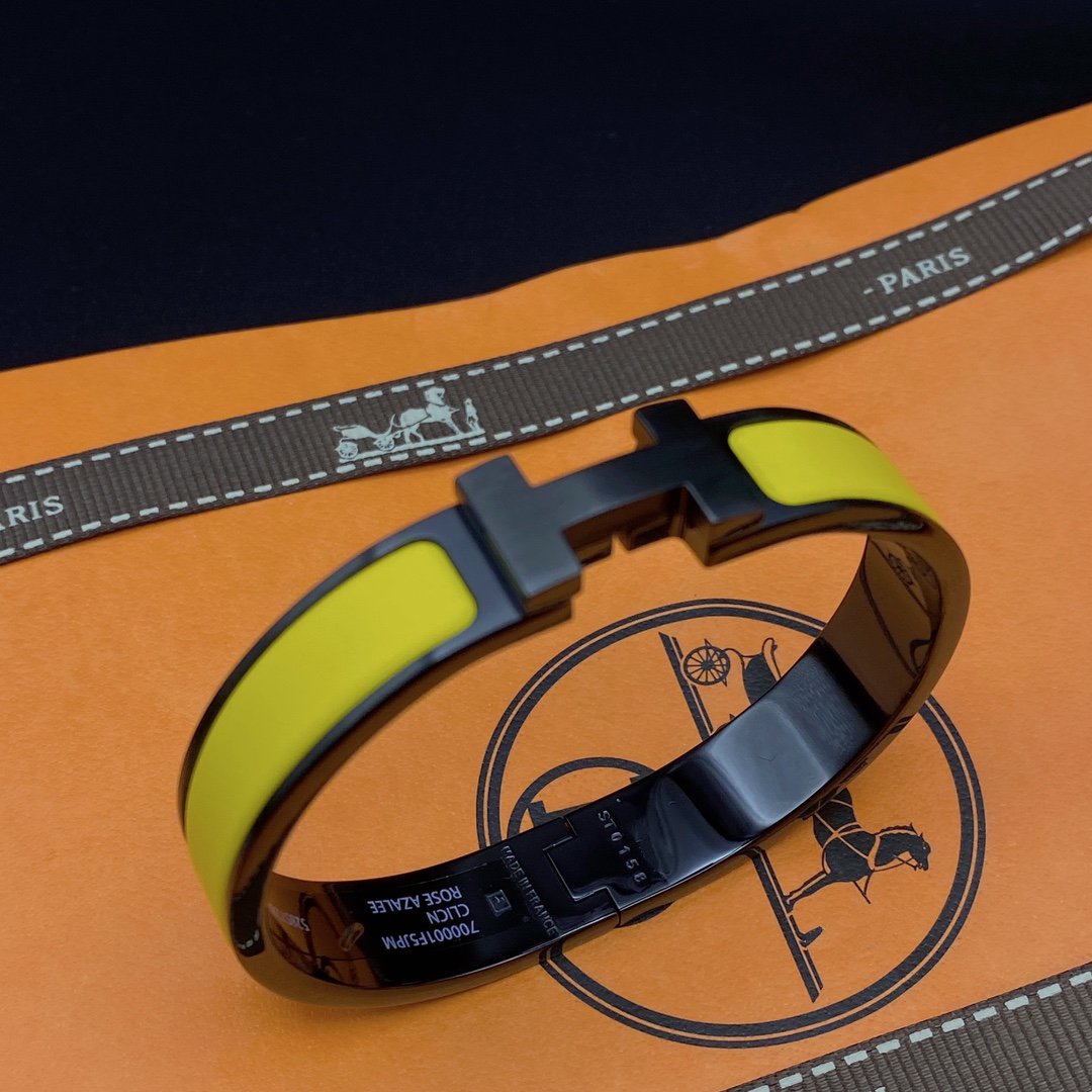 [Solara Jewelry ]CLIC HM SO SCHWARZ GELB ARMBAND