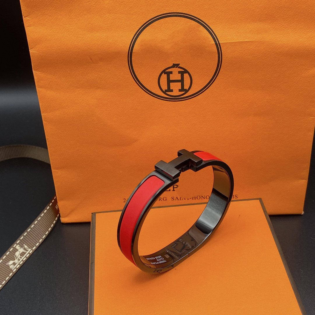 [Solara Jewelry ]CLIC HM SO BLACK RED BRACELET