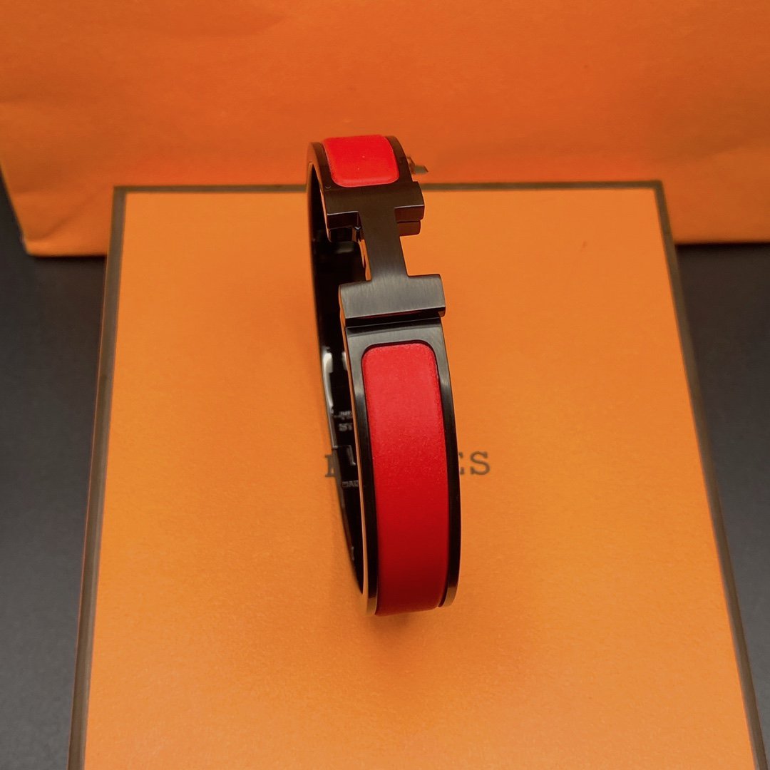 [Solara Jewelry ]CLIC HM SO BLACK RED BRACELET