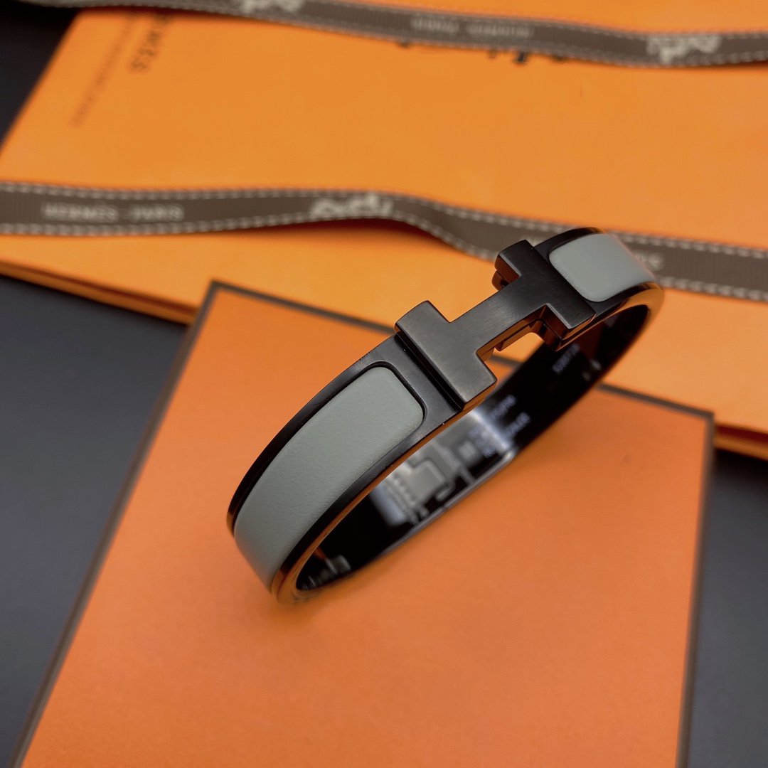 [Solara Jewelry ]CLIC HM SO BLACK GREY BRACELET