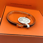 [Solara Jewelry] CLASSIC HM CLIC SCHWARZES 8MM EMAIL-ARMBAND