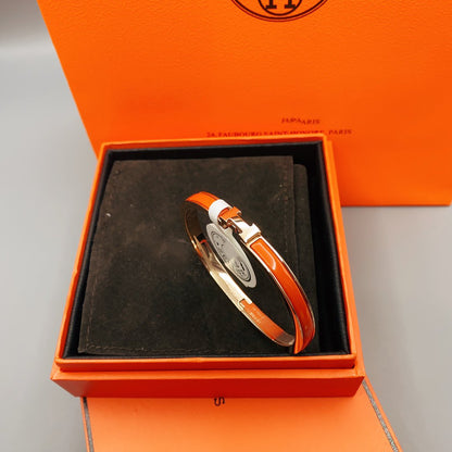 [Solara Jewelry ]KLASSISCHES HM CLIC ROTES 8MM EMAILLE ARMBAND