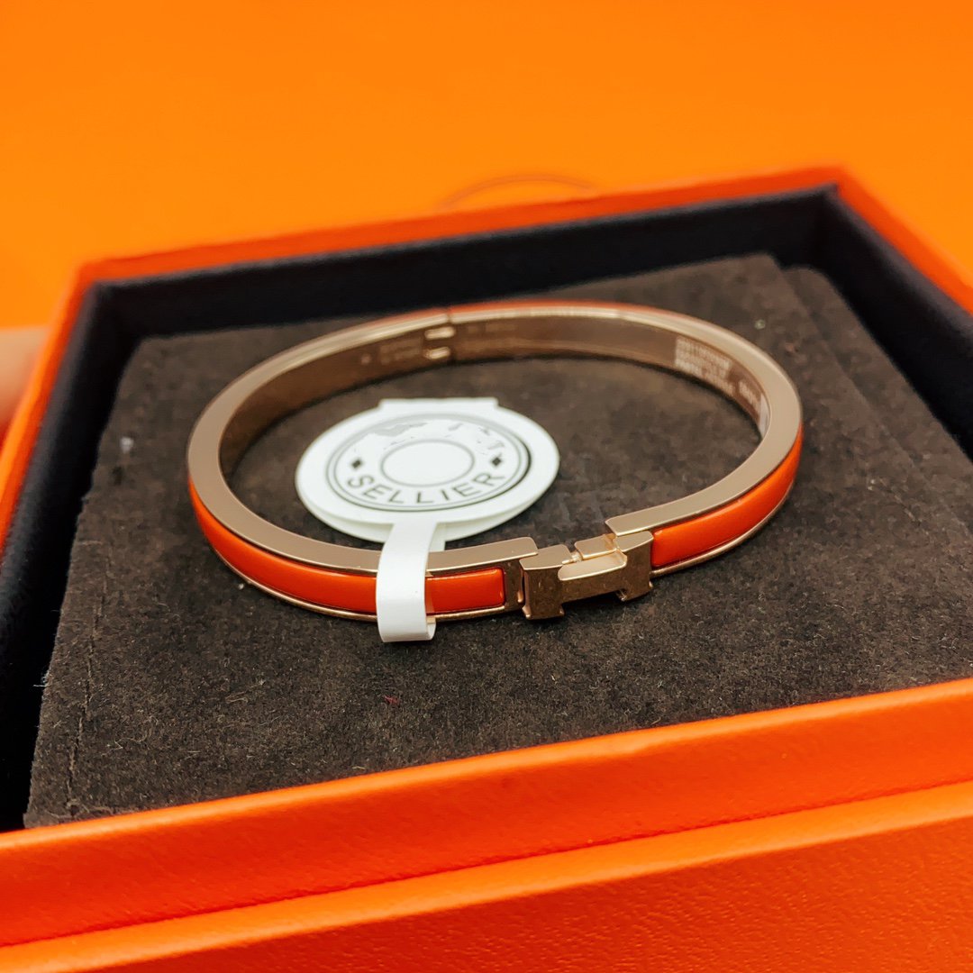 [Solara Jewelry ]KLASSISCHES HM CLIC ROTES 8MM EMAILLE ARMBAND