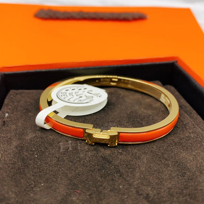 [Solara Jewelry ]KLASSISCHES HM CLIC ROTES 8MM EMAILLE ARMBAND