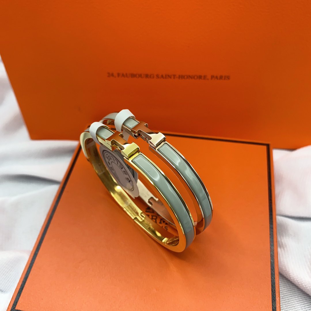 [Solara Jewelry ]CLASSIC HM CLIC GRÜNES 8MM EMAILLE ARMBAND