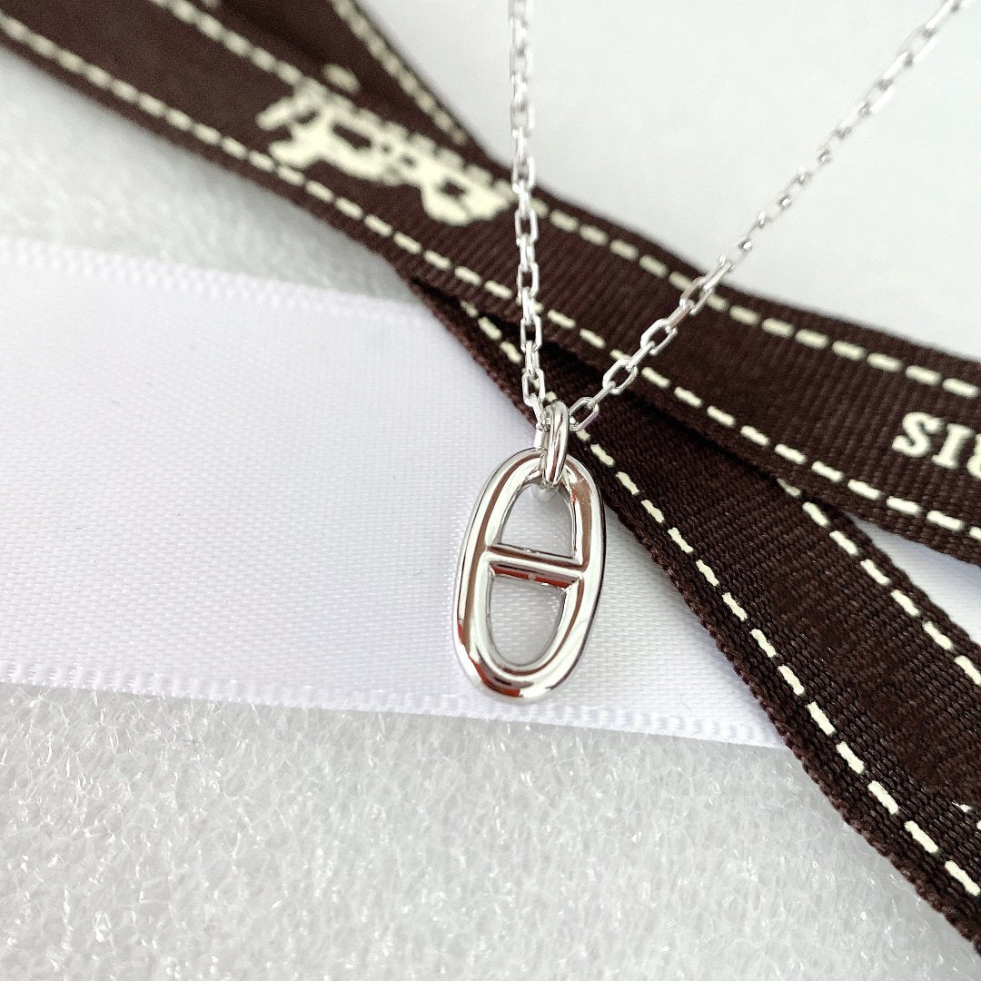 [Solara Jewelry ]HM PIG NOSE NECKLACE