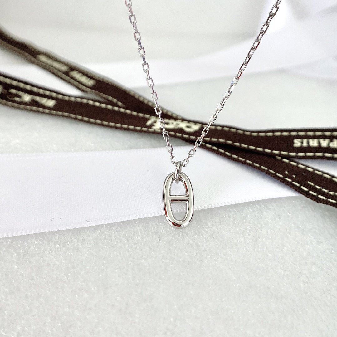 [Solara Jewelry ]HM PIG NOSE NECKLACE