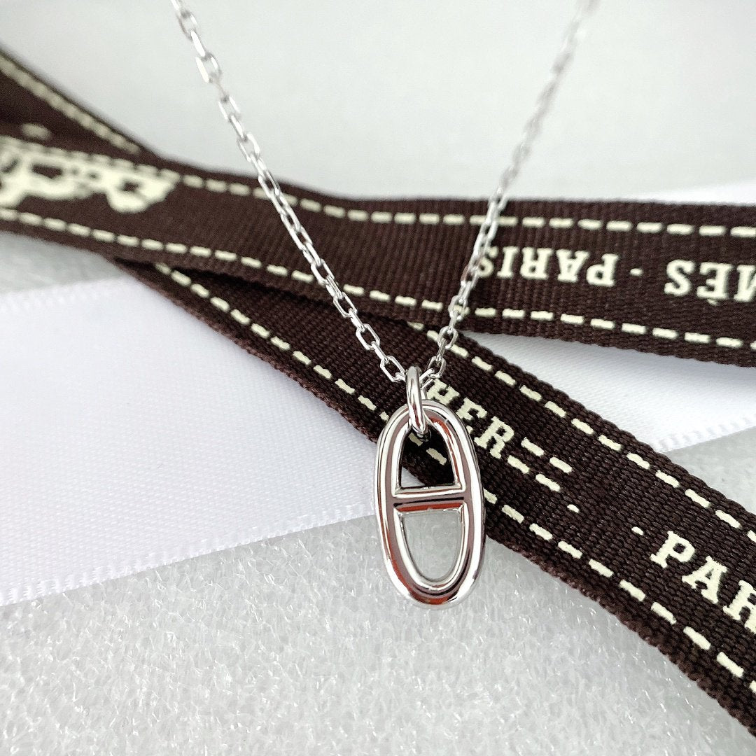 [Solara Jewelry ]HM PIG NOSE NECKLACE