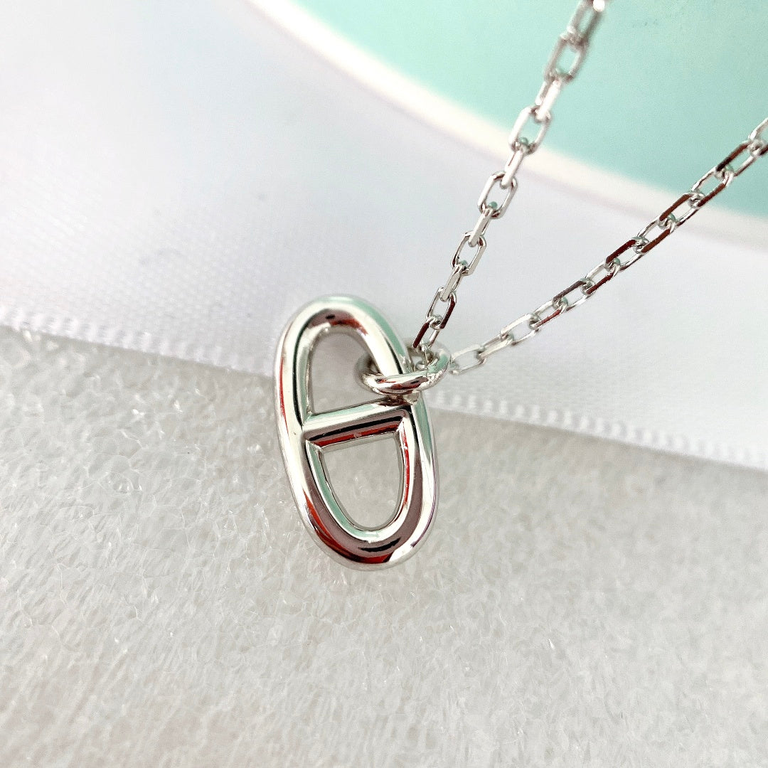 [Solara Jewelry ]HM PIG NOSE NECKLACE