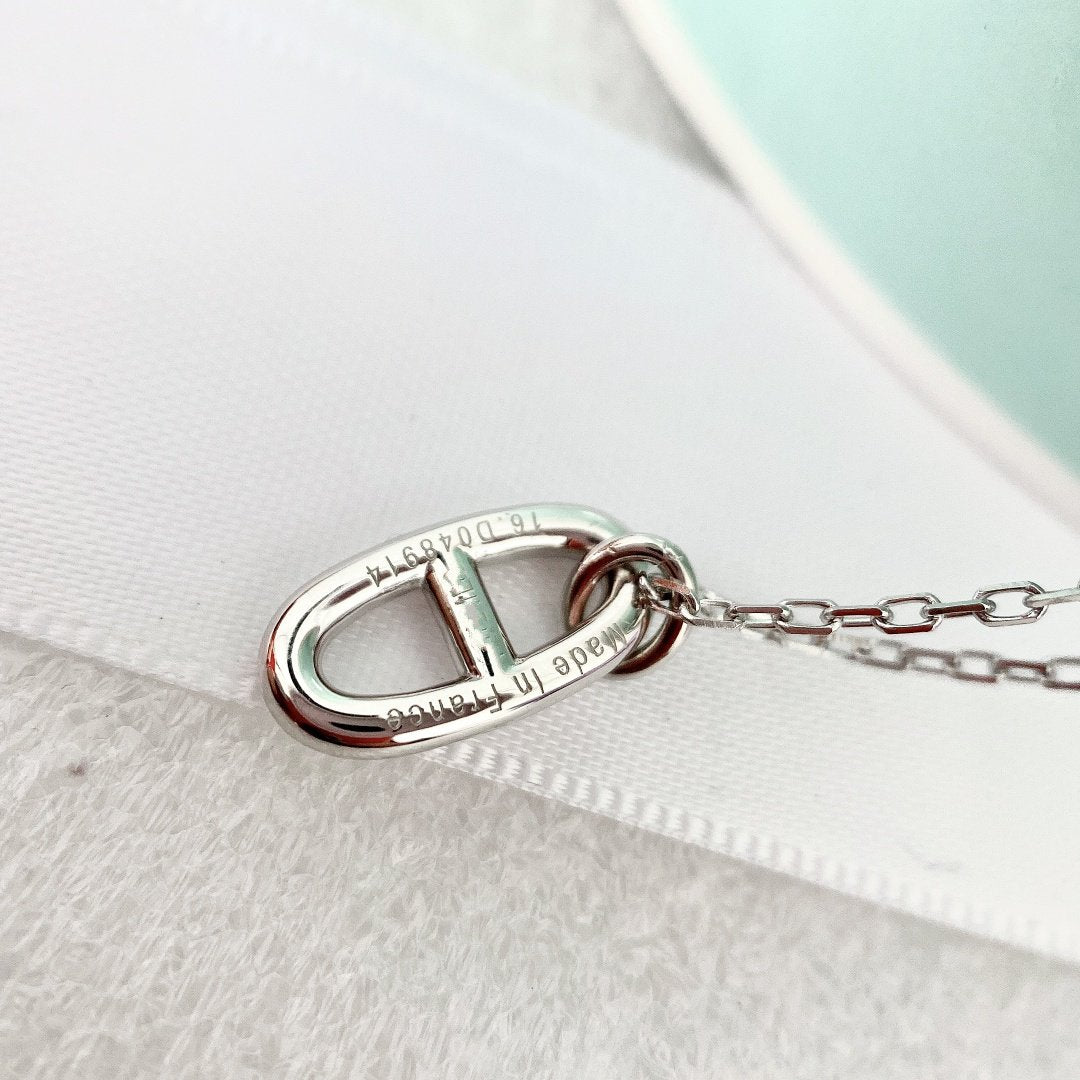 [Solara Jewelry ]HM PIG NOSE NECKLACE