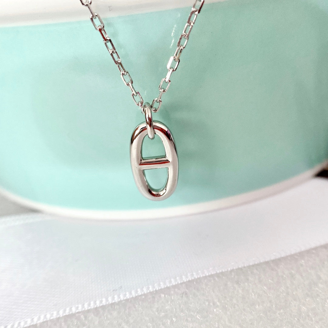 [Solara Jewelry ]HM PIG NOSE NECKLACE