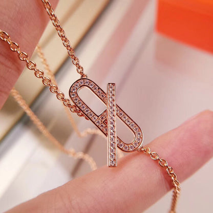 [Solara Jewelry ]HM FIRE SCHWEINENASEN-HALSKETTE TRENDY STREET