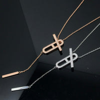 [Solara Jewelry ]HM NECKLACE PLATINUM ROSE GOLD DIAMOND