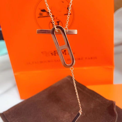 [Solara Jewelry ]HM NECKLACE PLATINUM ROSE GOLD DIAMOND