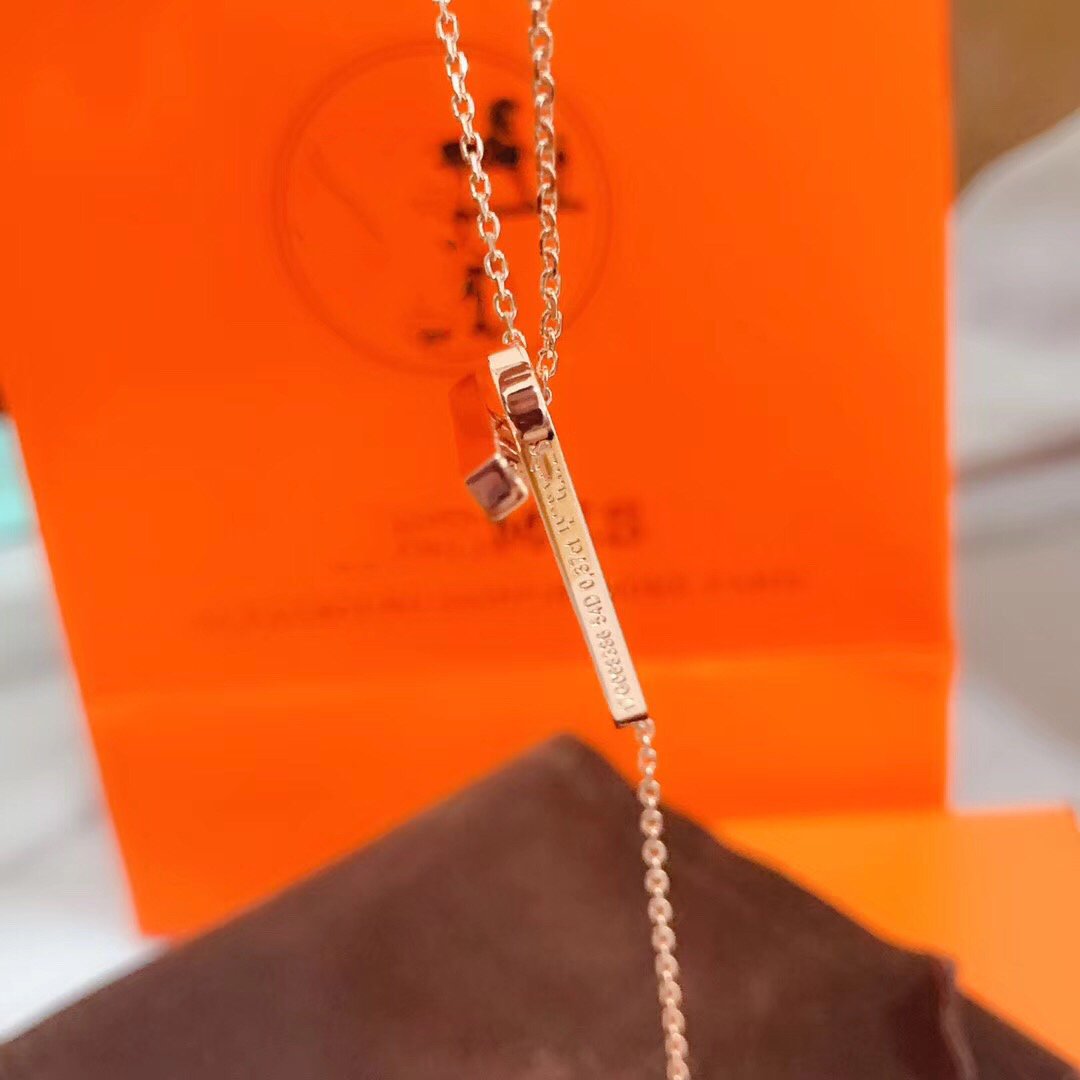 [Solara Jewelry ]HM NECKLACE PLATINUM ROSE GOLD DIAMOND