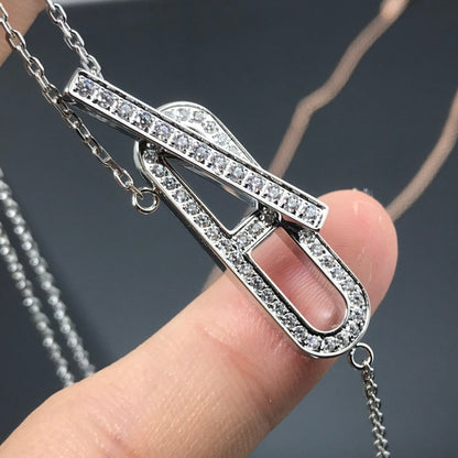 [Solara Jewelry ]HM NECKLACE PLATINUM ROSE GOLD DIAMOND