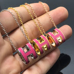 [Solara Jewelry ]H NECKLACE PINK