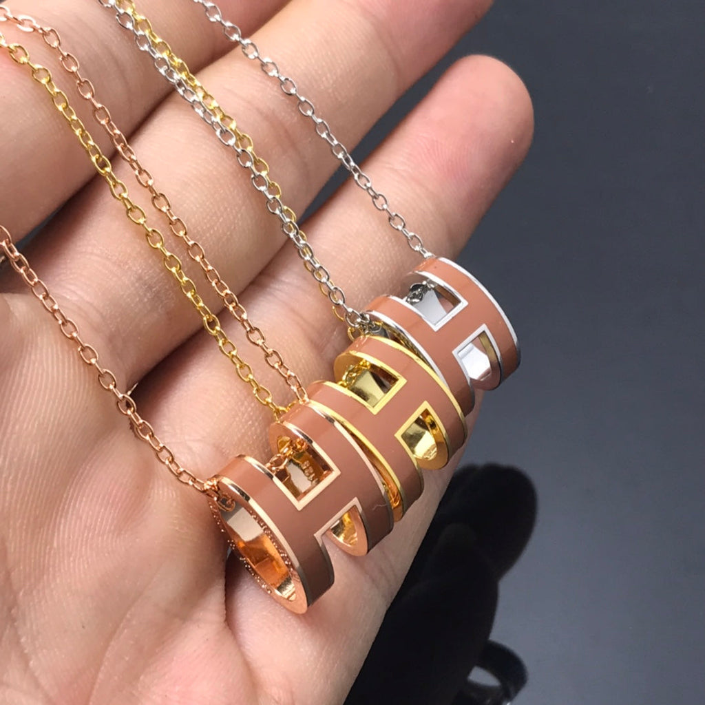 [Solara Jewelry ]Hネックレス ブラウン