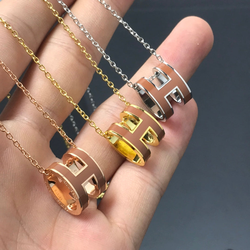 [Solara Jewelry ]Hネックレス ブラウン
