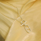 [Solara Jewelry ]HM CHAINE D'ANCRE PENDANT NECKLACE STERLING SILVER