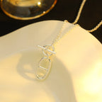 [Solara Jewelry ]HM CHAINE D'ANCRE PENDANT NECKLACE STERLING SILVER