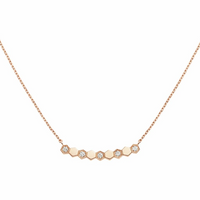 [Solara Jewelry ]BEE MY LOVE DIAMOND NECKLACE