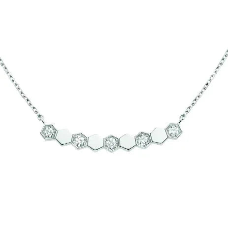 [Solara Schmuck] HALSKEKTE BIENENLIEBE DIAMANT