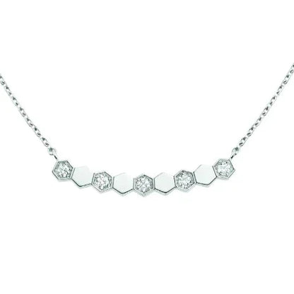 [Solara Schmuck] HALSKEKTE BIENENLIEBE DIAMANT