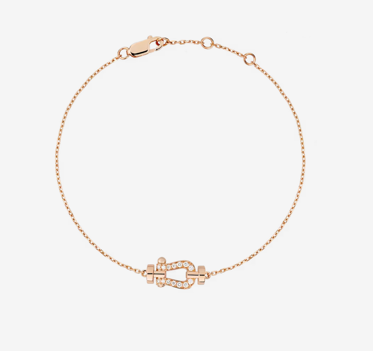 [Solara Jewelry] フォース10 フルダイヤモンド バックル チェーンリンク ミニモデル