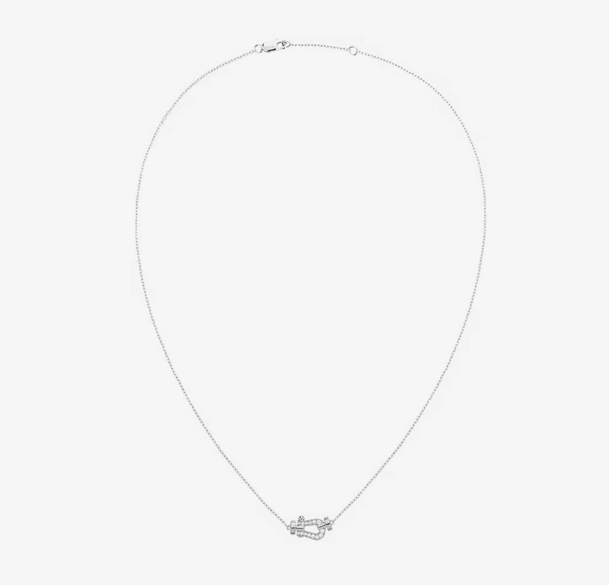 [Solara Jewelry ]FORCE 10 DIAMOND SILVER NECKLACE MINI MODEL