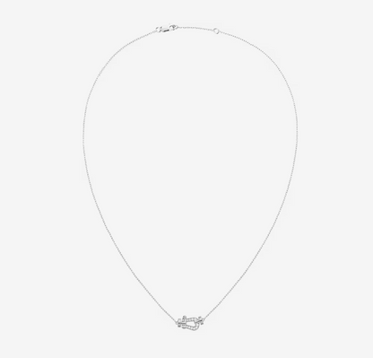 [Solara Jewelry ]FORCE 10 DIAMOND SILVER NECKLACE MINI MODEL