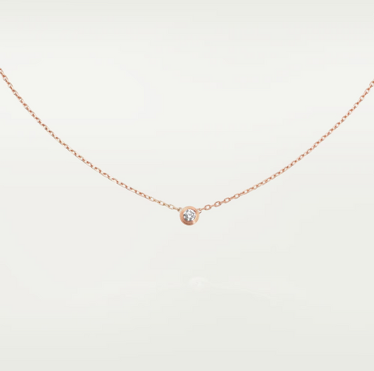 [Solara Jewelry ]DAMOUR ダイヤモンドネックレス