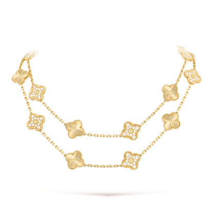 [Solara Jewelry ]KLEEBÜTE 20 MOTIVE LASER DIAMANT HALSKETTE